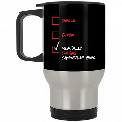 14 oz. Silver Travel Mug