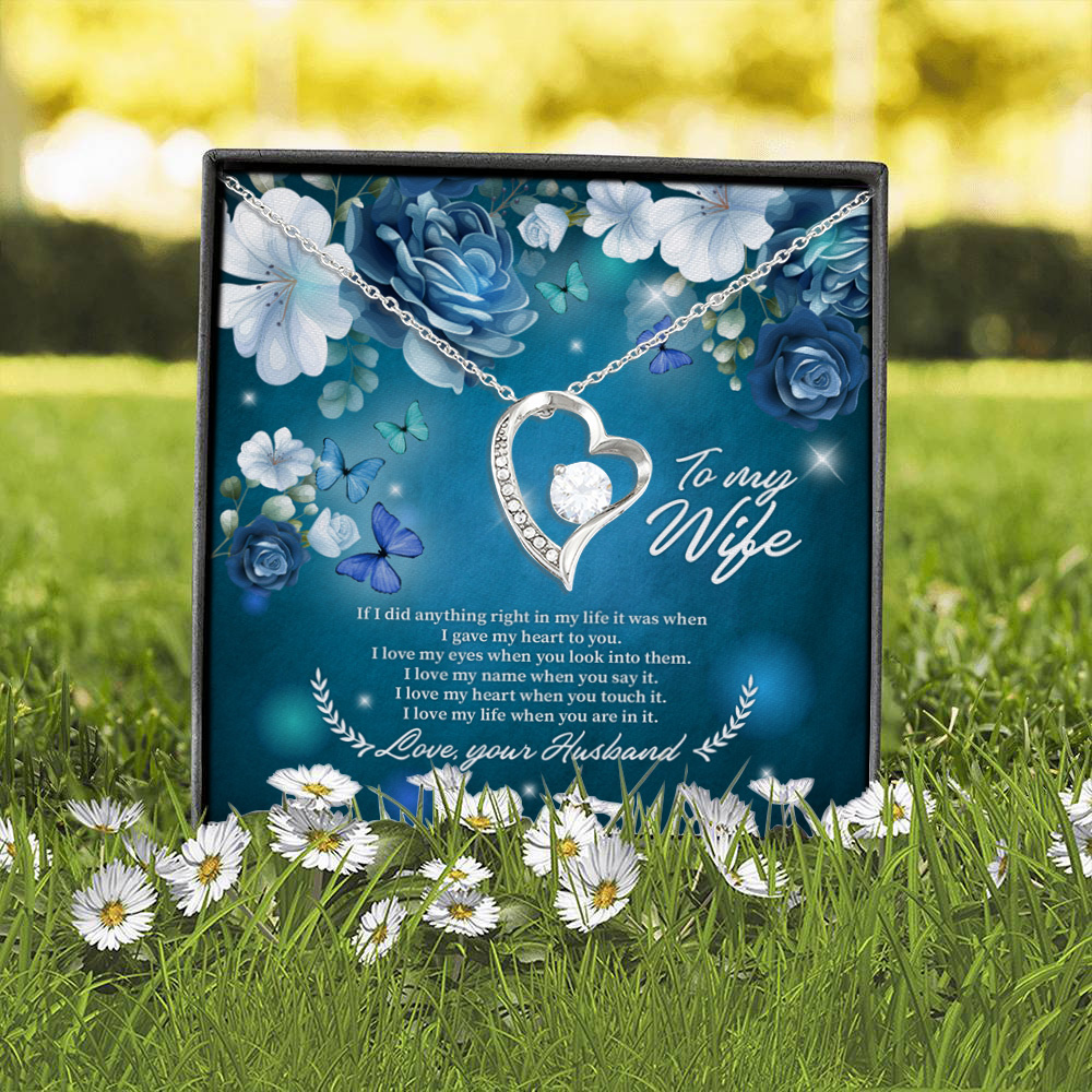 6O. My Wife Rose (5) Forever Love Necklace (Silver) 2