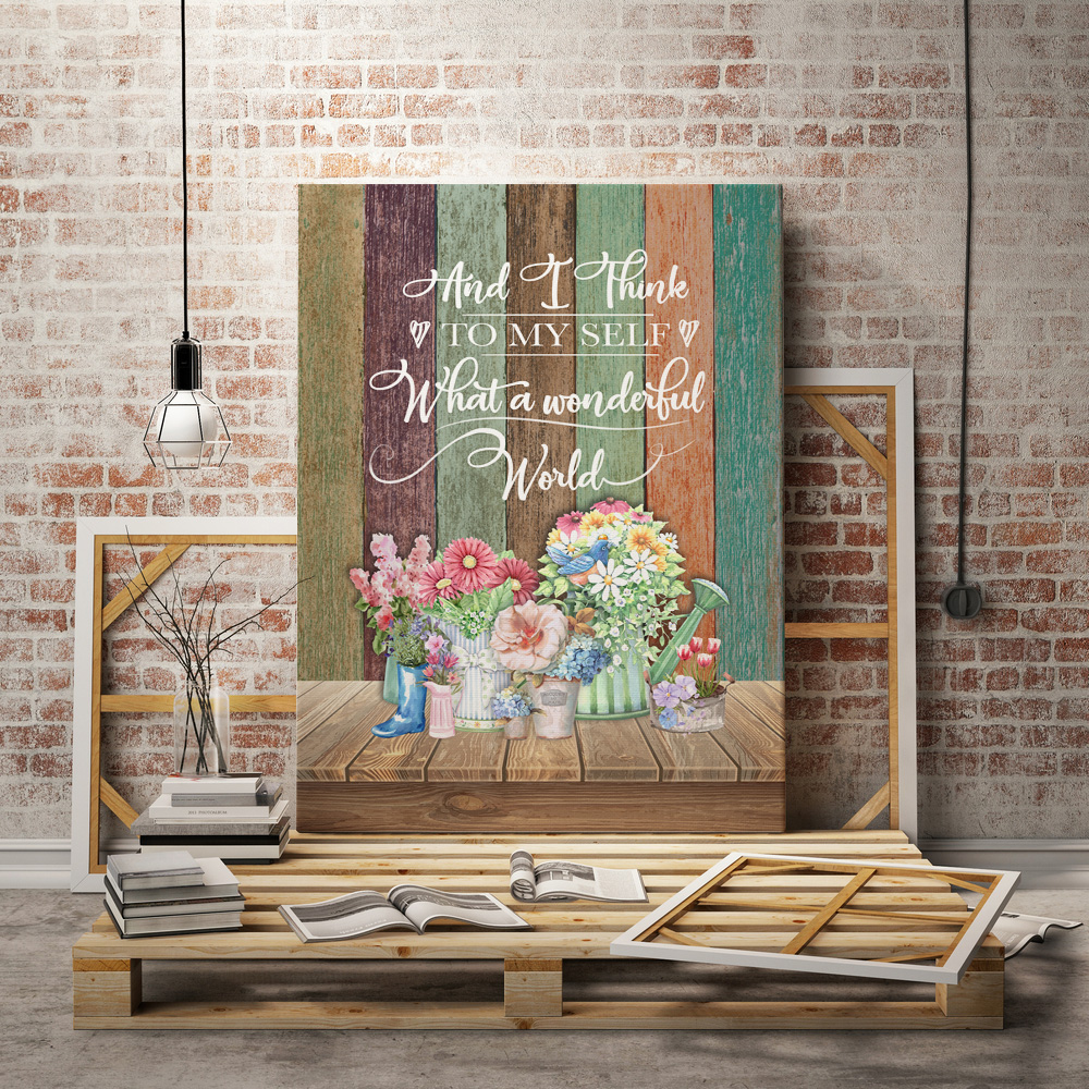 5O. Wonderful World New Canvas Mockup 2