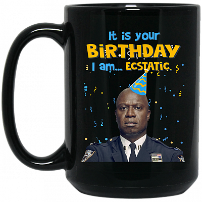 15 oz. Black Mug