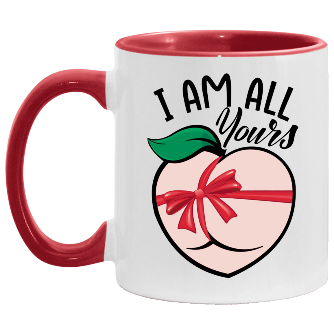 I'm All Your Accent Mug, White/Red, 11 oz. Accent Mug