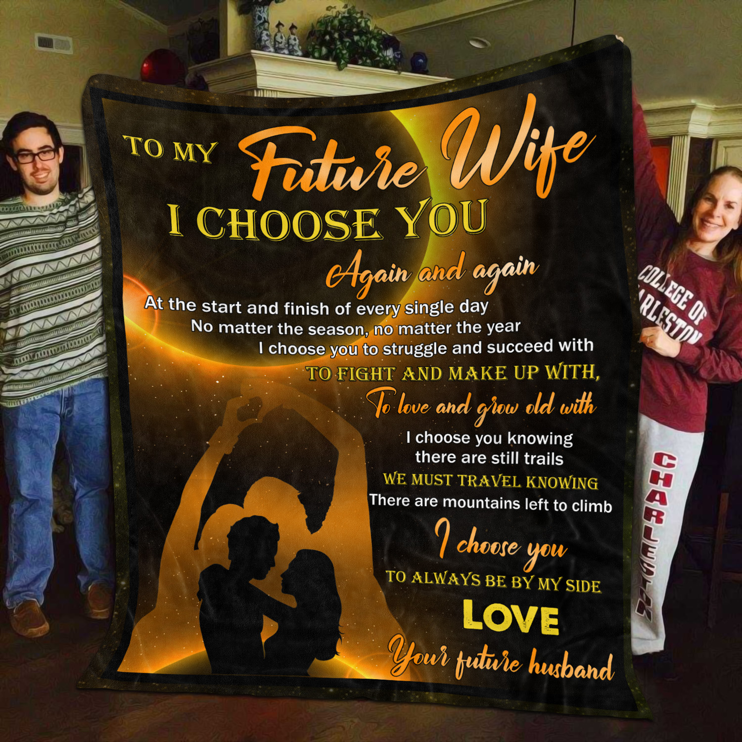 6O. To My Future Wife Blanket Mockup 11