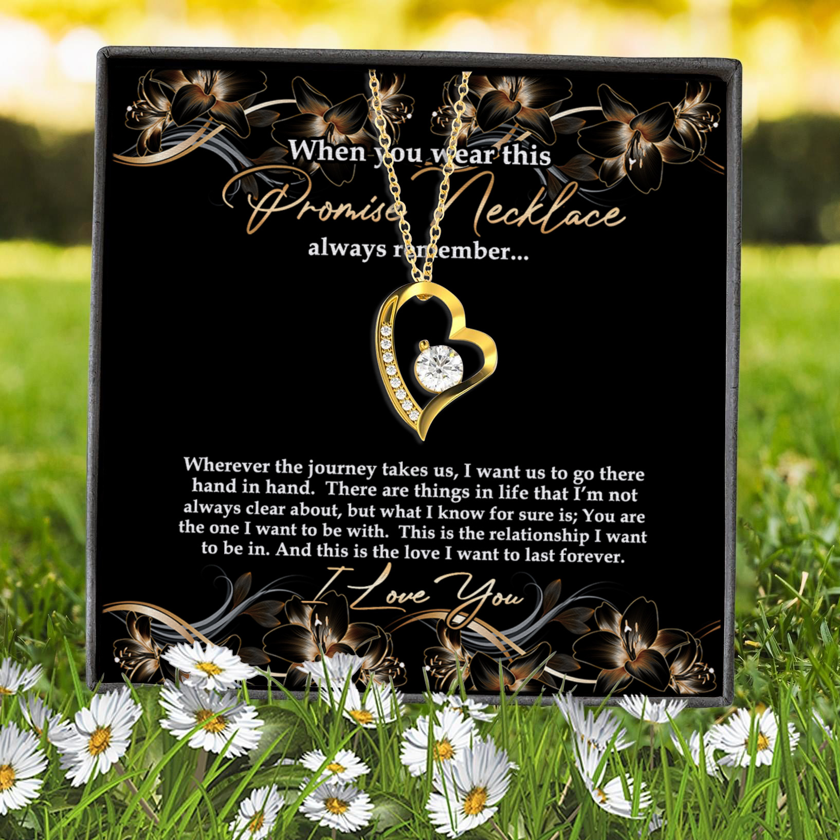 1N.When You Wear This(3) Forever Love Necklace (Gold) 7