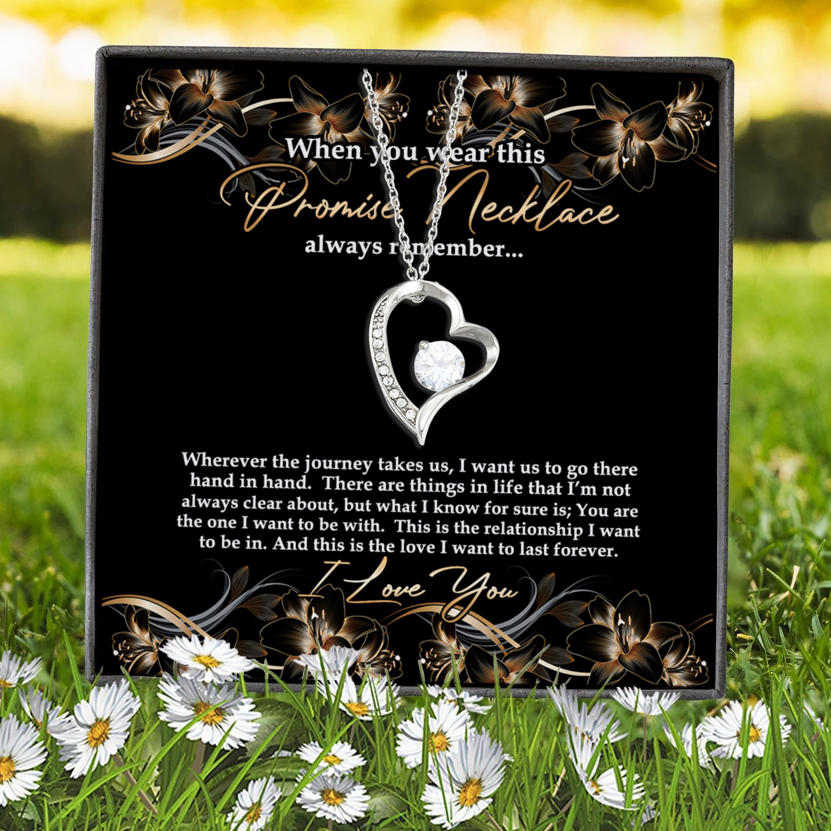 1N.When You Wear This(3) Forever Love Necklace (Silver) 7