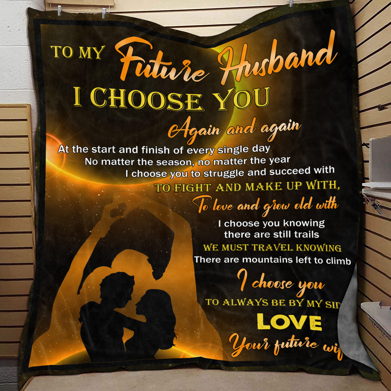 6O. To My Future Husband Blanket Mockup 9