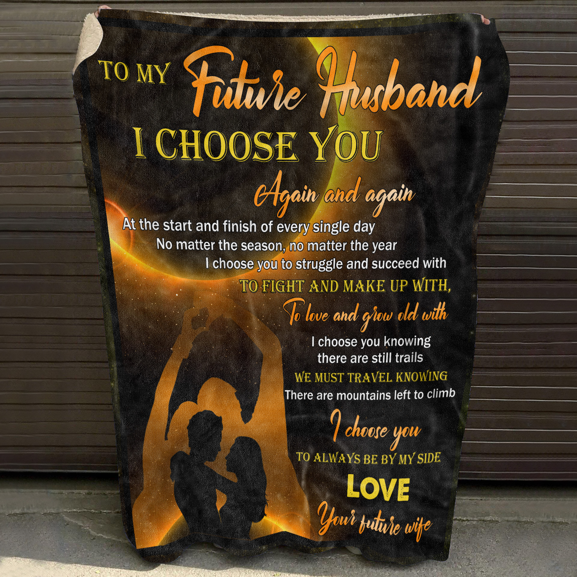 6O. To My Future Husband Blanket Mockup 10