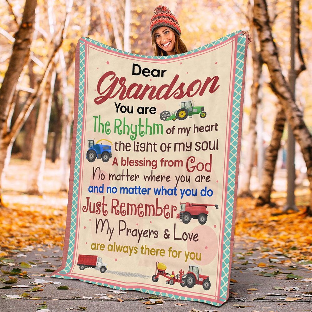 73 HG. Grandson The Rhythm Of My Heart -blanket(8) mk
