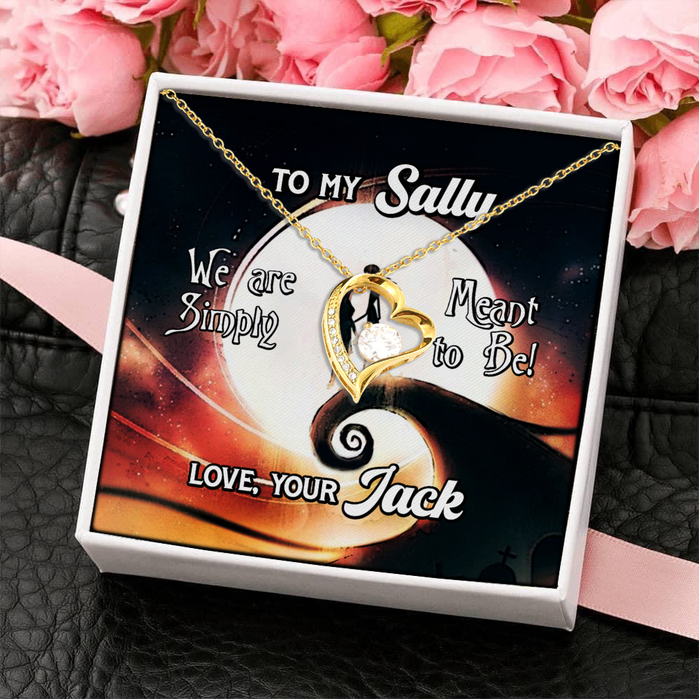 1. To My Sally(3) Forever Love Necklace (Gold) 4