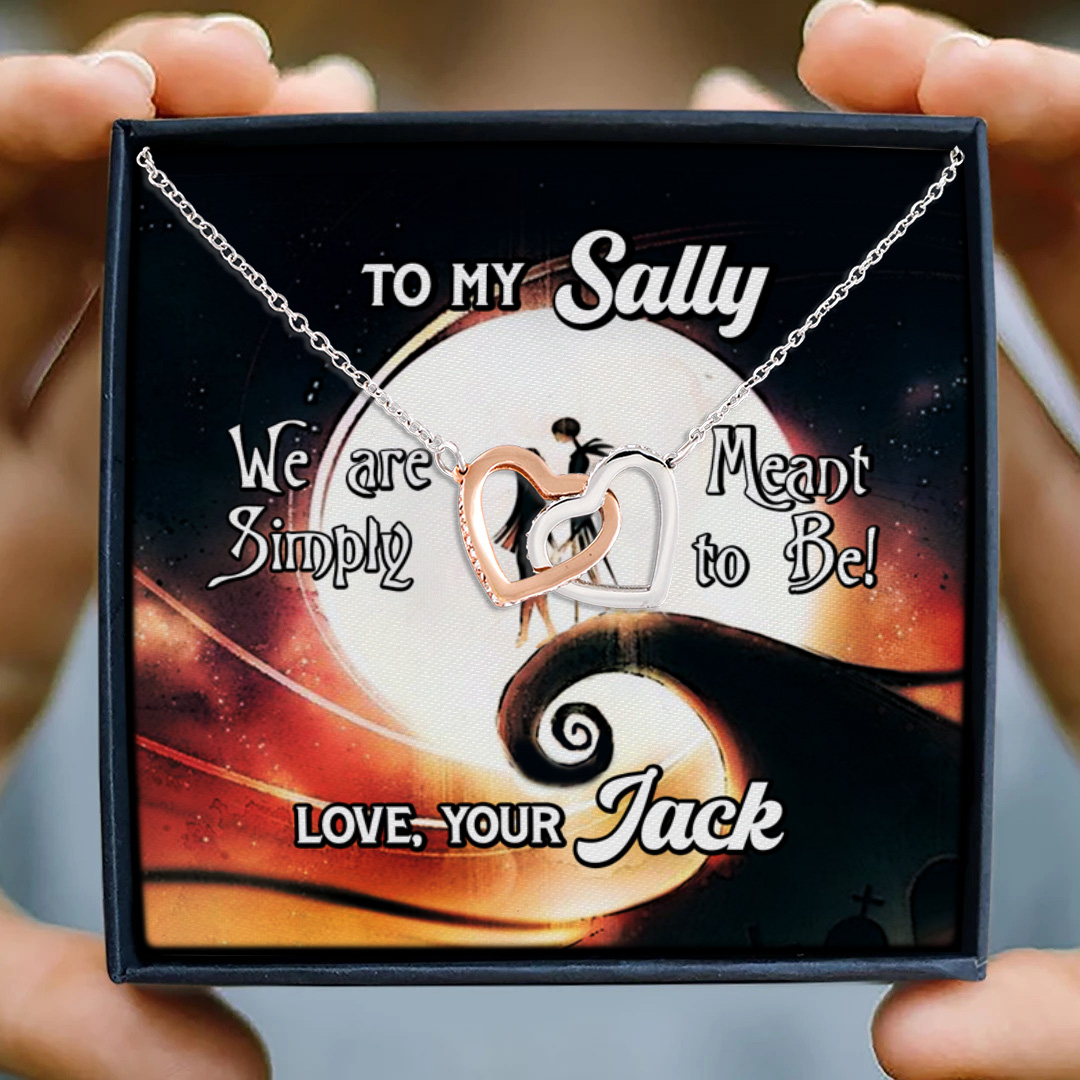 1. To My Sally(3) Interlocking Hearts Necklace 3