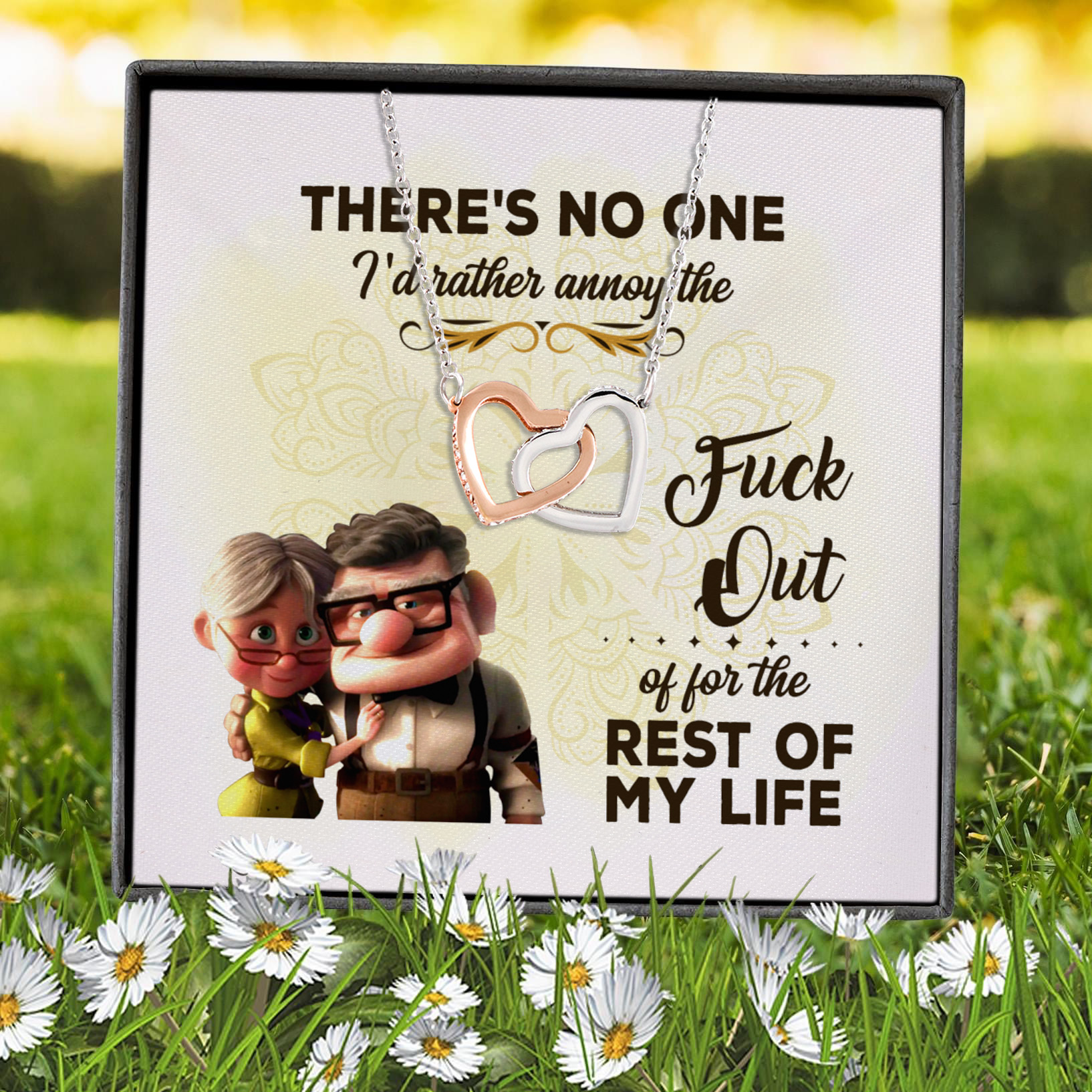 1HP. I'd Rather Annoy card (5) Interlocking Hearts Necklace 7