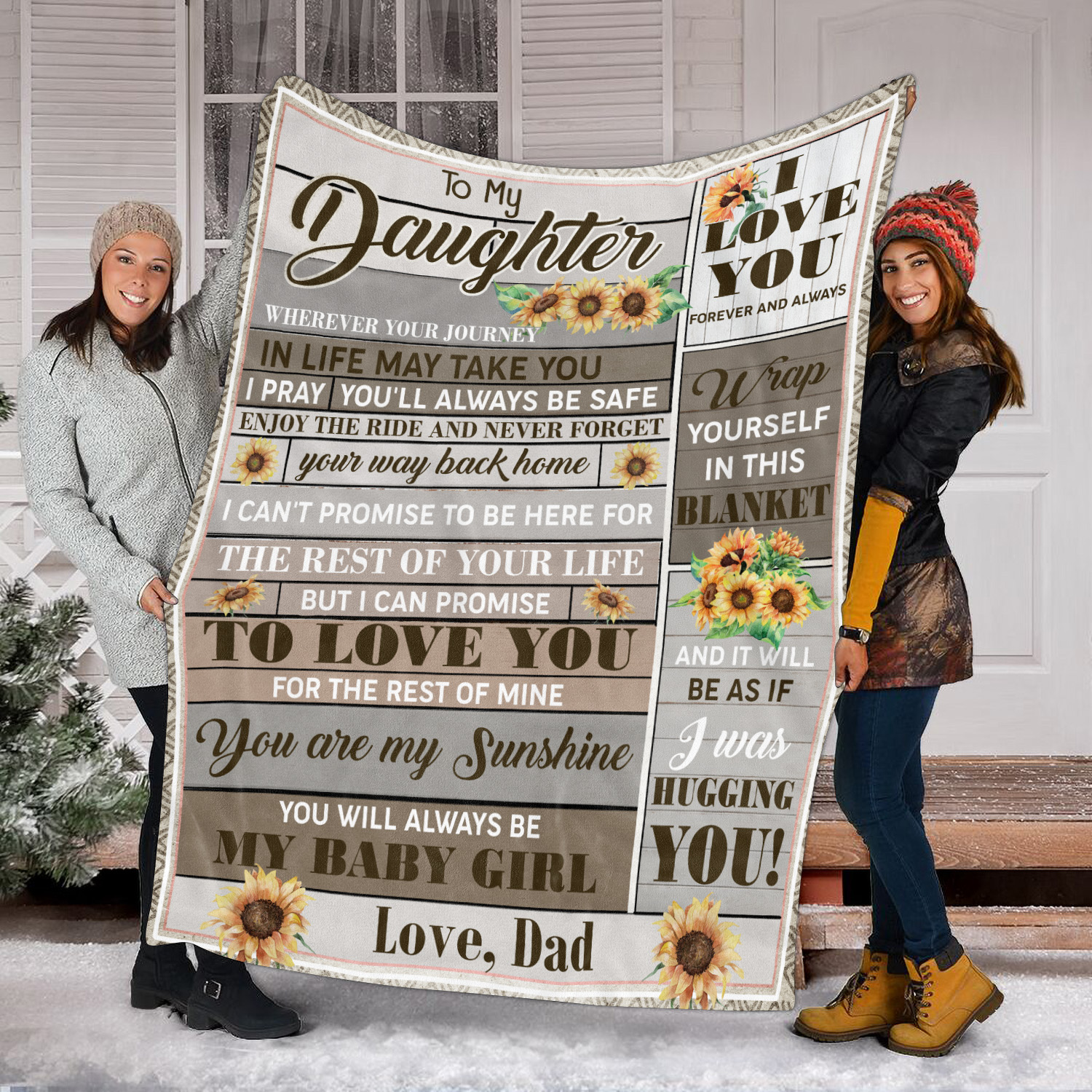 1O. Wherever Your Journey (dad) Blanket Mockup 8