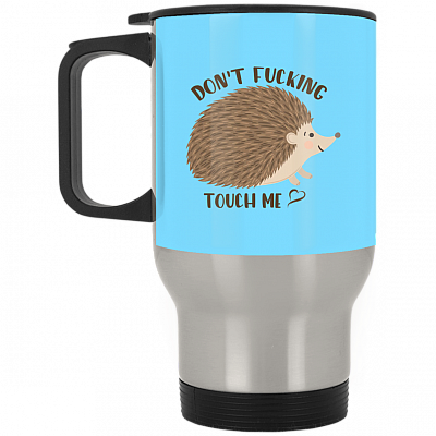 14 oz. Silver Travel Mug
