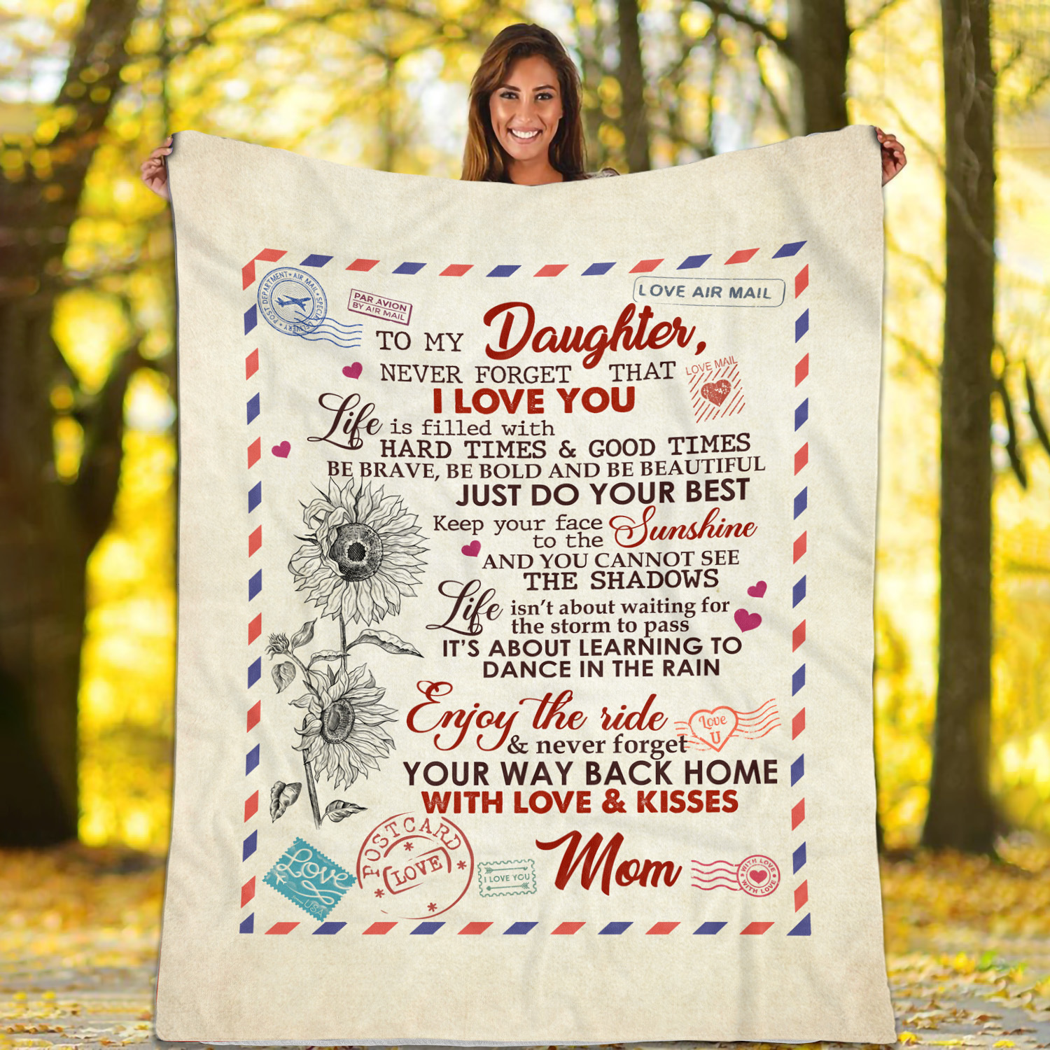 3LV. Daughter Hard Times(6) Blanket Mockup 1