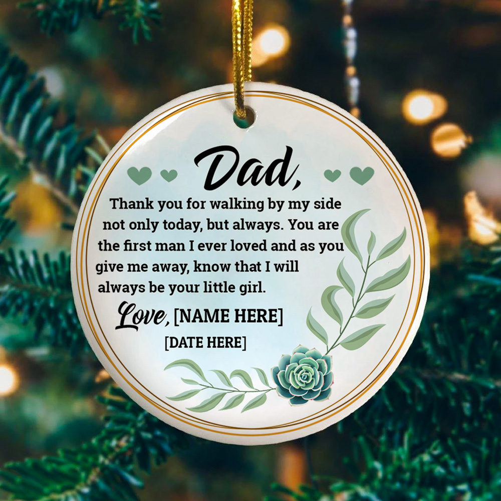 5VT. Dad Thank You For Walking ornament-mk1