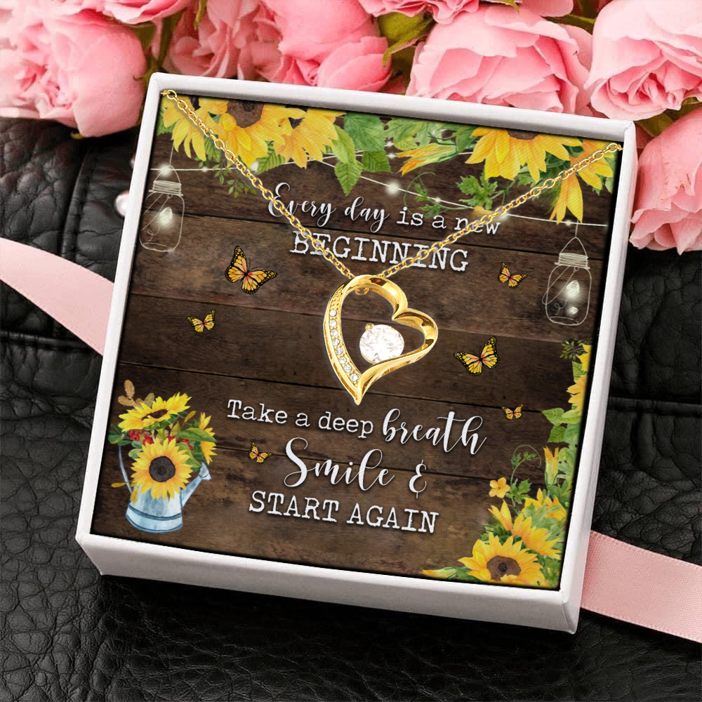 1O. Every Day Forever Love Necklace (Gold) 4