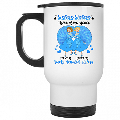 14 oz. White Travel Mug