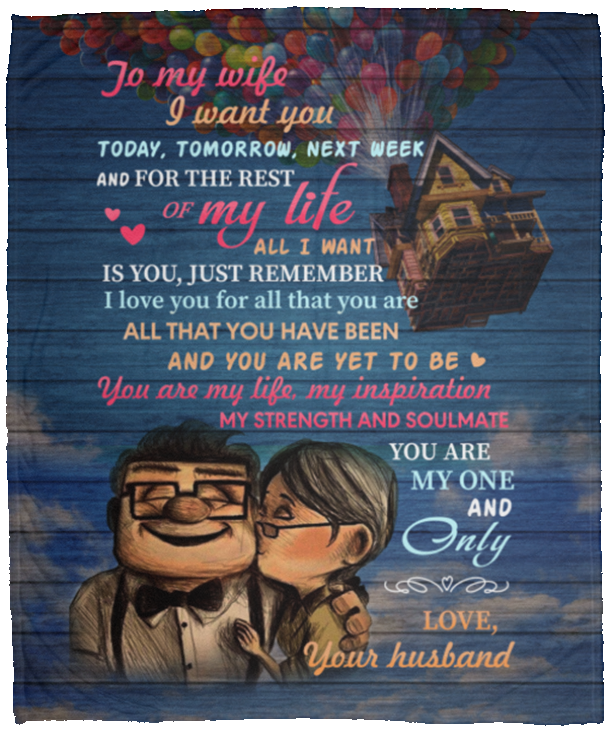 Letter To My Wife from Husband I Want You Today Tomorrow Fleece Blanket - Mink Sherpa Blanket - Woven Blanket, White, Cozy Plush Fleece Blanket - 50x60 Letter To My Wife from Husband I Want You Today Tomorrow Fleece Blanket - Mink Sherpa Blanket - Woven Blanket, White, Cozy Plush Fleece Blanket - 50x60
