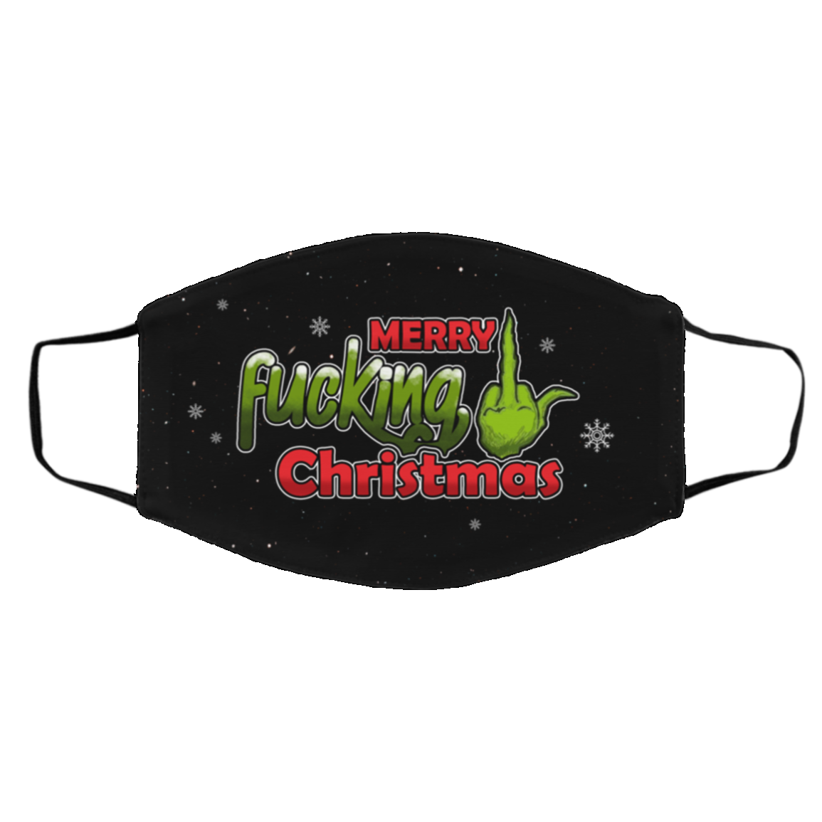 Merry Fucking Christmas Grnch Washable Reusable Custom Printed Cloth Face Mask Cover, White, Cloth Face Cover – Medium/Large Merry Fucking Christmas Grnch Washable Reusable Custom Printed Cloth Face Mask Cover, White, Cloth Face Cover – Medium/Large