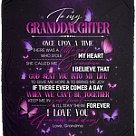 Grandma To My Granddaughter Once Upon A Time There Was A Little Girl Who Stole My Heart Fleece Blanket – Mink Blanket, White, Cozy Plush Fleece Blanket - 50x60 Grandma To My Granddaughter Once Upon A Time There Was A Little Girl Who Stole My Heart Fleece Blanket – Mink Blanket, White, Cozy Plush Fleece Blanket - 50x60