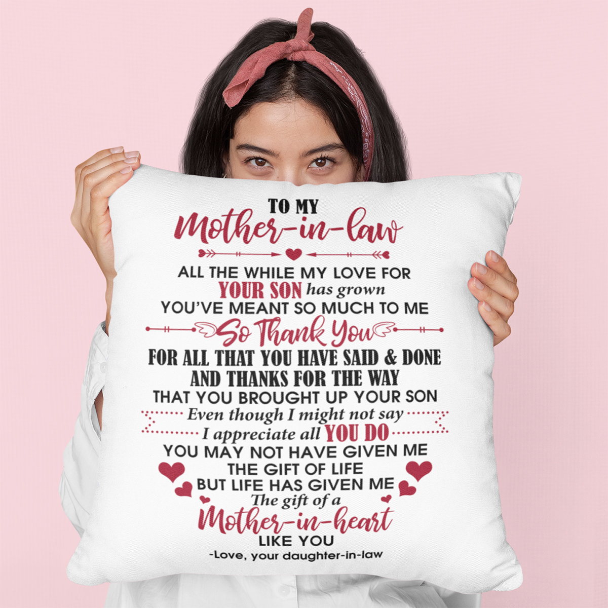 62 HG. Mother In Heart Like You-pillow mk