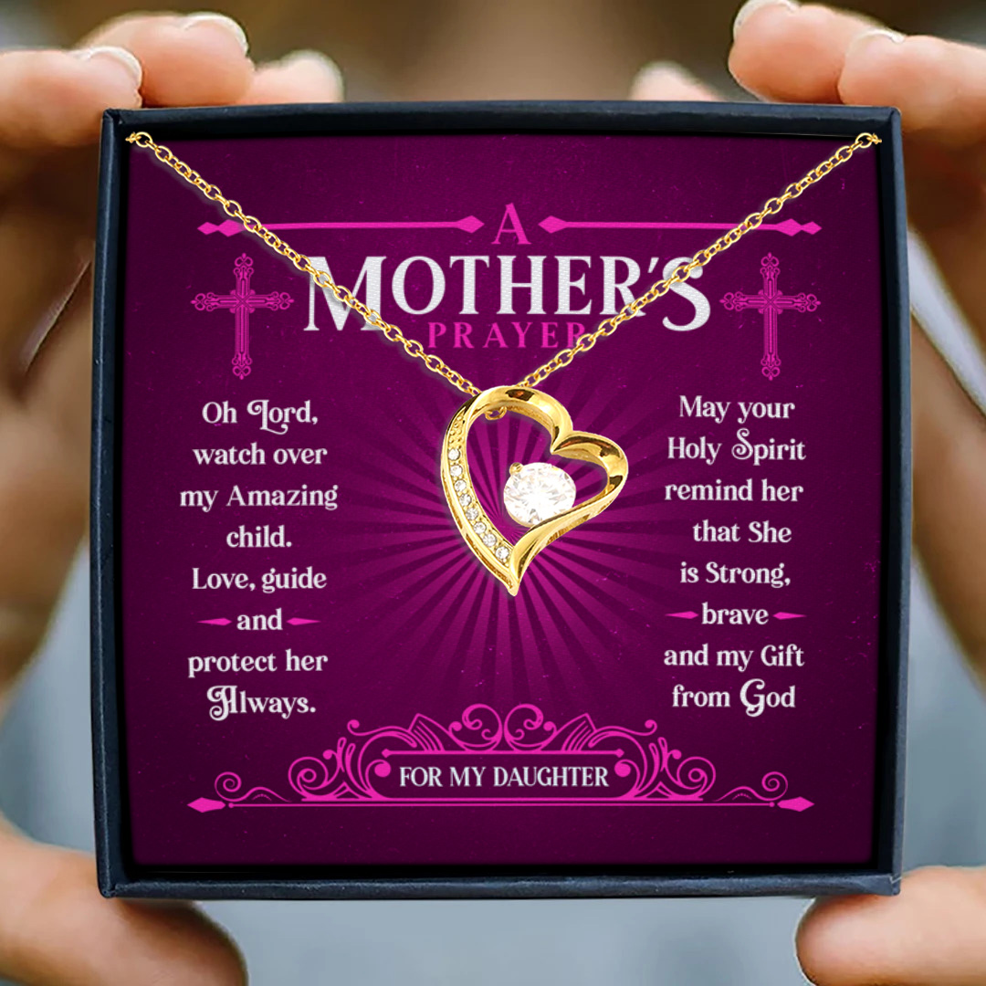 3 HG_ A Mother-s Prayer - daughter(1) Forever Love Necklace (Gold) 3