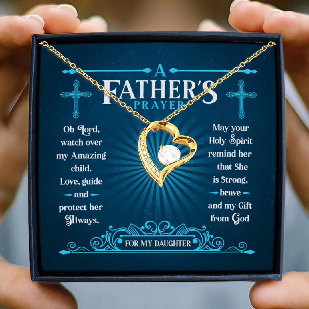 3 HG_ A Mother-s Prayer - message card (6) Forever Love Necklace (Gold) 3