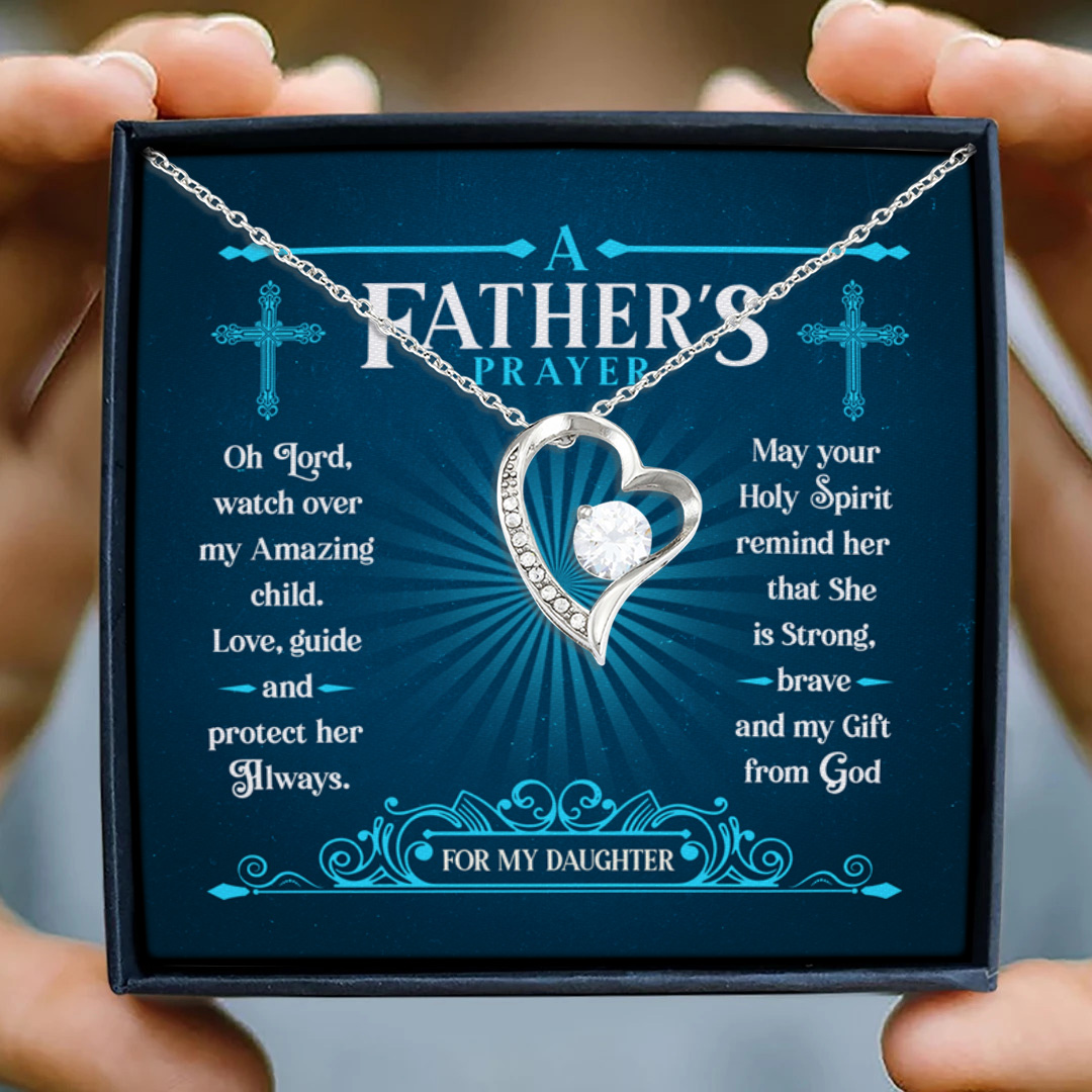 3 HG_ A Mother-s Prayer - message card (6) Forever Love Necklace (Silver) 3