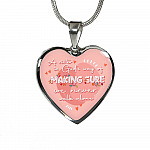 A Sister Is God's Way Of Making Sure We Never Walk Alone Heart Pendant Necklace Gifts From Sister - Heart Luxury Necklace (Silver) A Sister Is God's Way Of Making Sure We Never Walk Alone Heart Pendant Necklace Gifts From Sister - Heart Luxury Necklace (Silver)