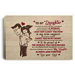 Dad To My Daughter I Closed My Eyes For But A Moment Suddenly A Woman Stood Framed Canvas - Unframed Poster, White, 0.75'' Framed Canvas Dad To My Daughter I Closed My Eyes For But A Moment Suddenly A Woman Stood Framed Canvas - Unframed Poster, White, 0.75'' Framed Canvas