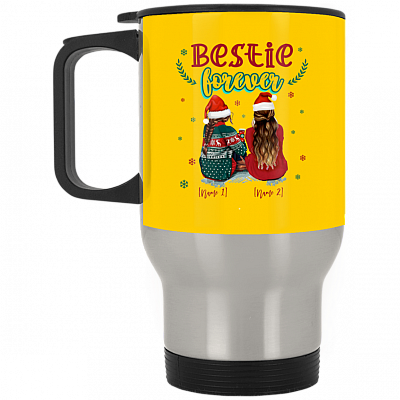14 oz. Silver Travel Mug