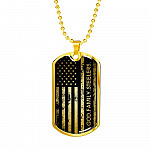 God Family Badass Veteran Dog Tag Pendant Necklace - US Veteran Gifts - Dog Tag (Gold Plated) God Family Badass Veteran Dog Tag Pendant Necklace - US Veteran Gifts - Dog Tag (Gold Plated)
