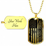 God Family Badass Veteran Dog Tag Pendant Necklace - US Veteran Gifts - Dog Tag (Gold Plated) God Family Badass Veteran Dog Tag Pendant Necklace - US Veteran Gifts - Dog Tag (Gold Plated)