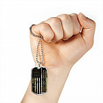 God Family Badass Veteran Dog Tag Pendant Necklace - US Veteran Gifts - Dog Tag (Silver) God Family Badass Veteran Dog Tag Pendant Necklace - US Veteran Gifts - Dog Tag (Silver)