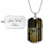 God Family Badass Veteran Dog Tag Pendant Necklace - US Veteran Gifts - Dog Tag (Silver) God Family Badass Veteran Dog Tag Pendant Necklace - US Veteran Gifts - Dog Tag (Silver)