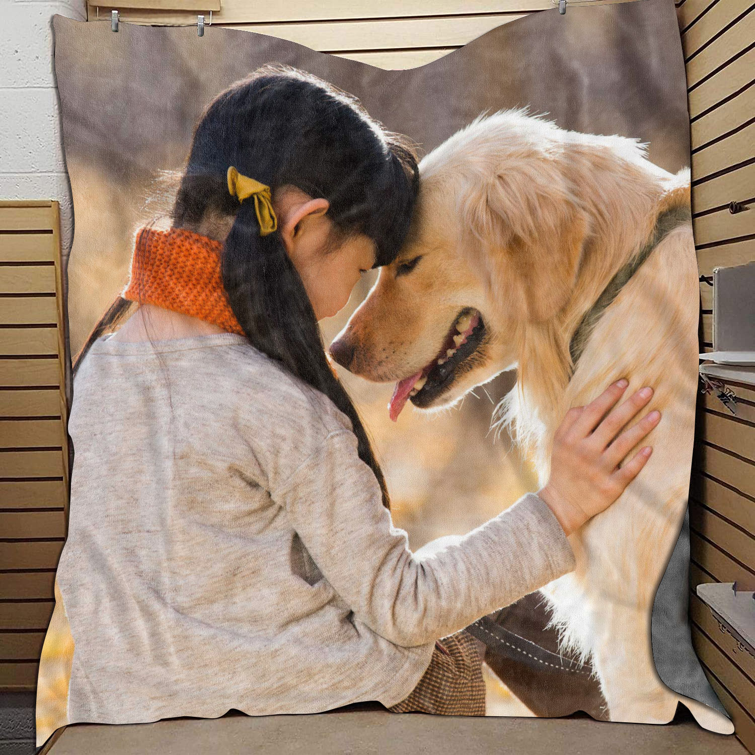 Blanket Mockup Custom 3
