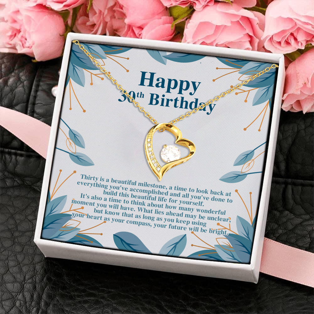 3UT. 30th Birthday (3) Forever Love Necklace (Gold) 4