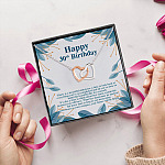3UT. 30th Birthday (3) Interlocking Hearts Necklace 5
