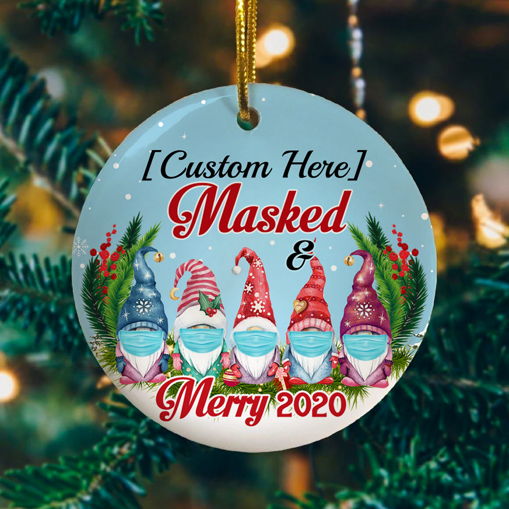 9VT. 5 Gnome Family Masked Personalized - mk2