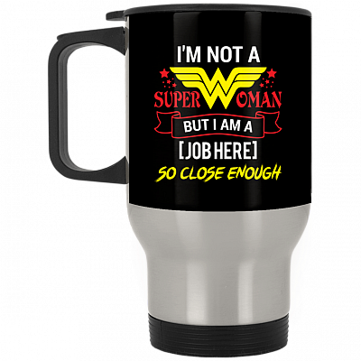 14 oz. Silver Travel Mug