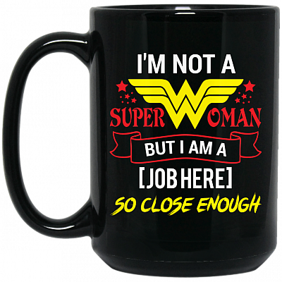15 oz. Black Mug