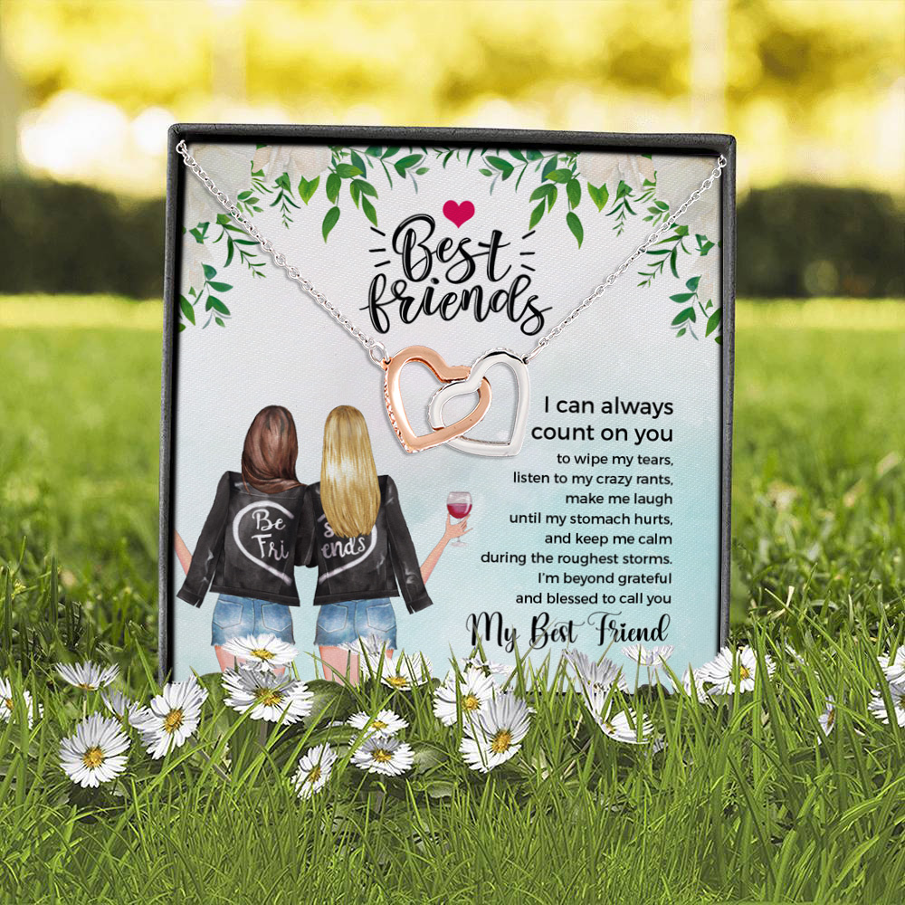 1P. Sister count (5) Interlocking Hearts Necklace 2