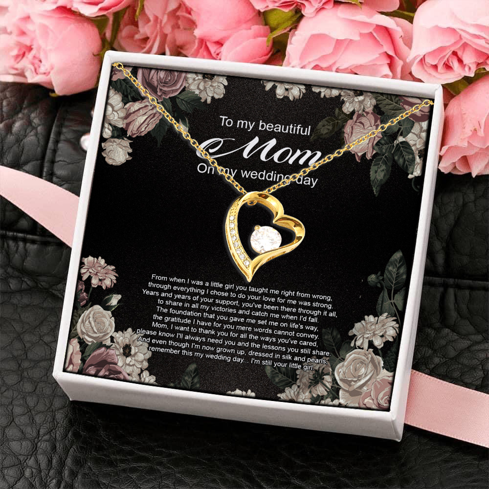2O. My Beautiful Mom(4) Forever Love Necklace (Gold) 4