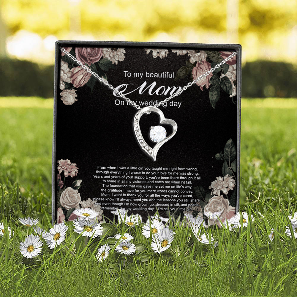 2O. My Beautiful Mom(4) Forever Love Necklace (Silver) 2