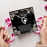 2O. My Beautiful Mom(4) Forever Love Necklace (Silver) 5