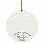 SUBORNC Circle Ornament, White, Circle Ornament