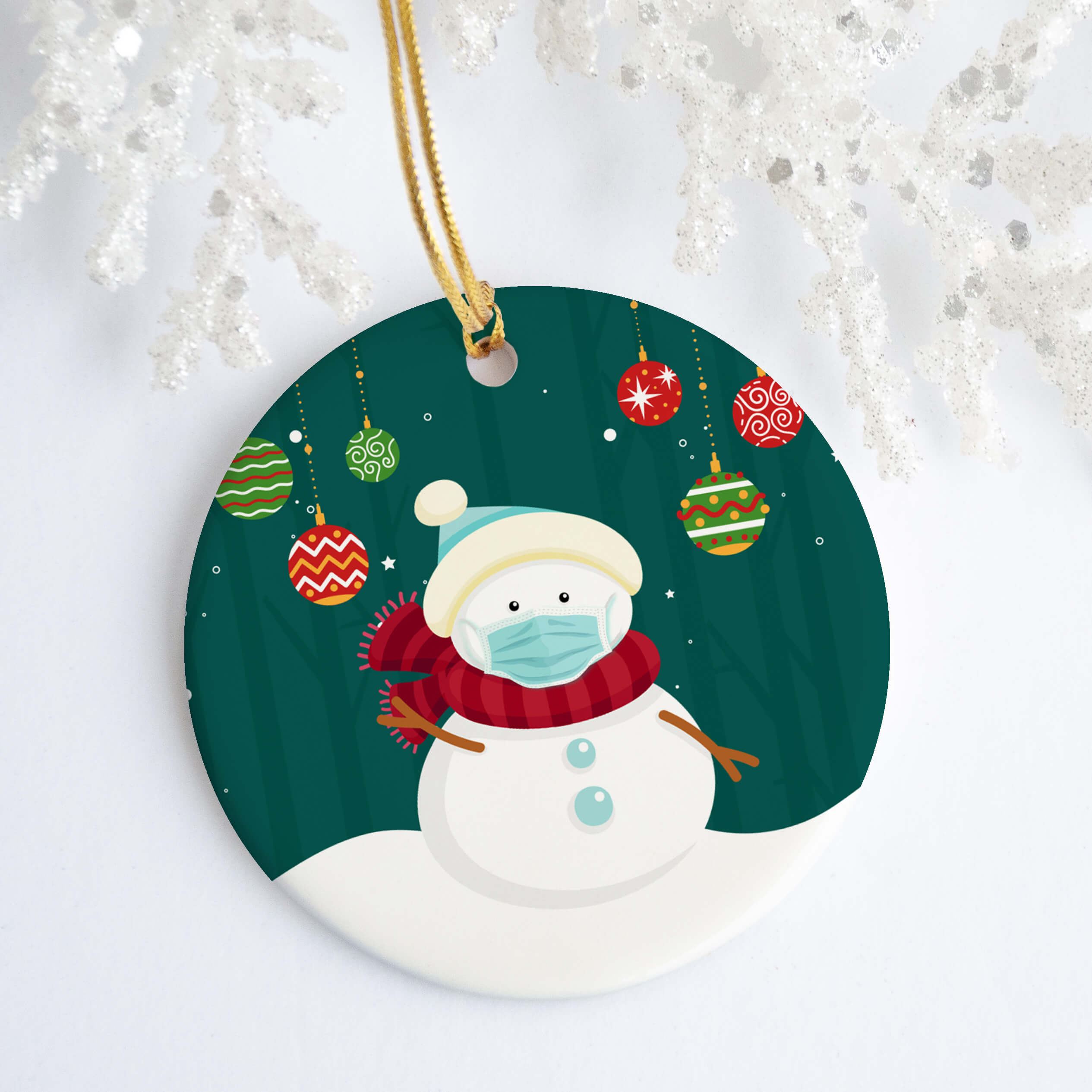 5BN. Christmas Mask - snowman mk2