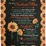 Personalized To My Wonderful Mom Thank You Every Life Moment Worthwhile Premium Sherpa Blanket Woven Blanket, White, Cozy Plush Fleece Blanket - 50x60 Personalized To My Wonderful Mom Thank You Every Life Moment Worthwhile Premium Sherpa Blanket Woven Blanket, White, Cozy Plush Fleece Blanket - 50x60