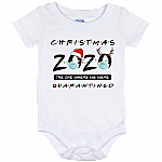 Christmas 2020 The One Where We were Quarantined Baby Onesie - Baby Infant Bodysuit, White, Baby Onesie - 12 Month