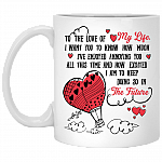 To The Love Of My Life Enjoyed Annoying You Coffee Mug - Beer Stein - Water Bottle - Color Changing Mug, White, 11 oz. White Mug