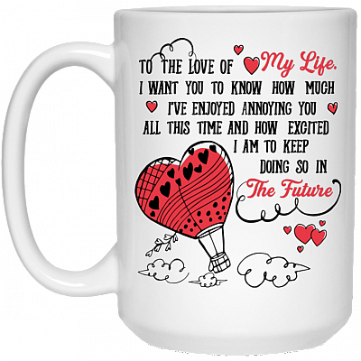 15 oz. White Mug